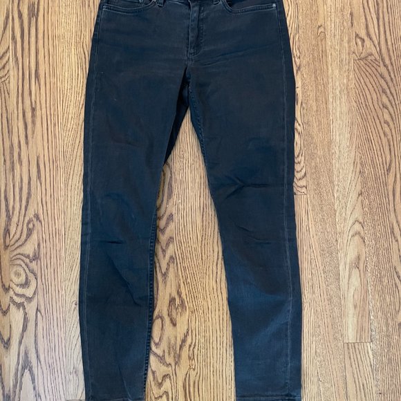 Acne Studios | Skinny Low Rise Jean Ankle Zip | Color Black | Size 28 - Picture 2 of 4